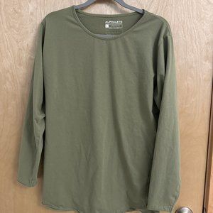 Alphalete Lifestyle Scoop Longsleeve Tee - Large